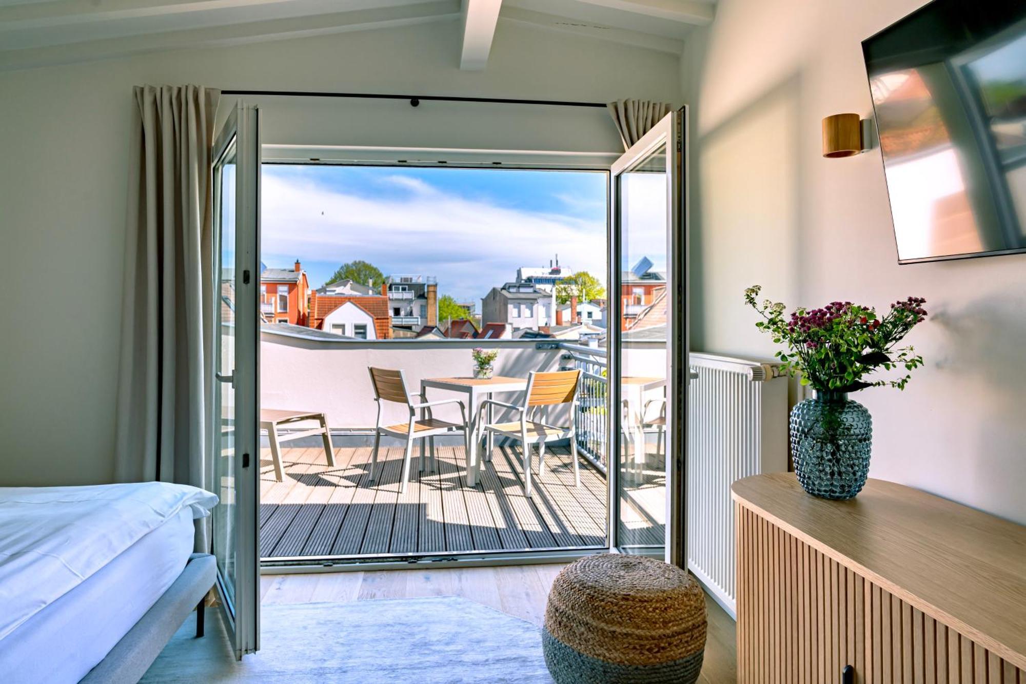 Kapitaenshaus Friedrich Franz - Premium Apartments 200 Meter Vom Strand Und Alten Strom Rostock Extérieur photo