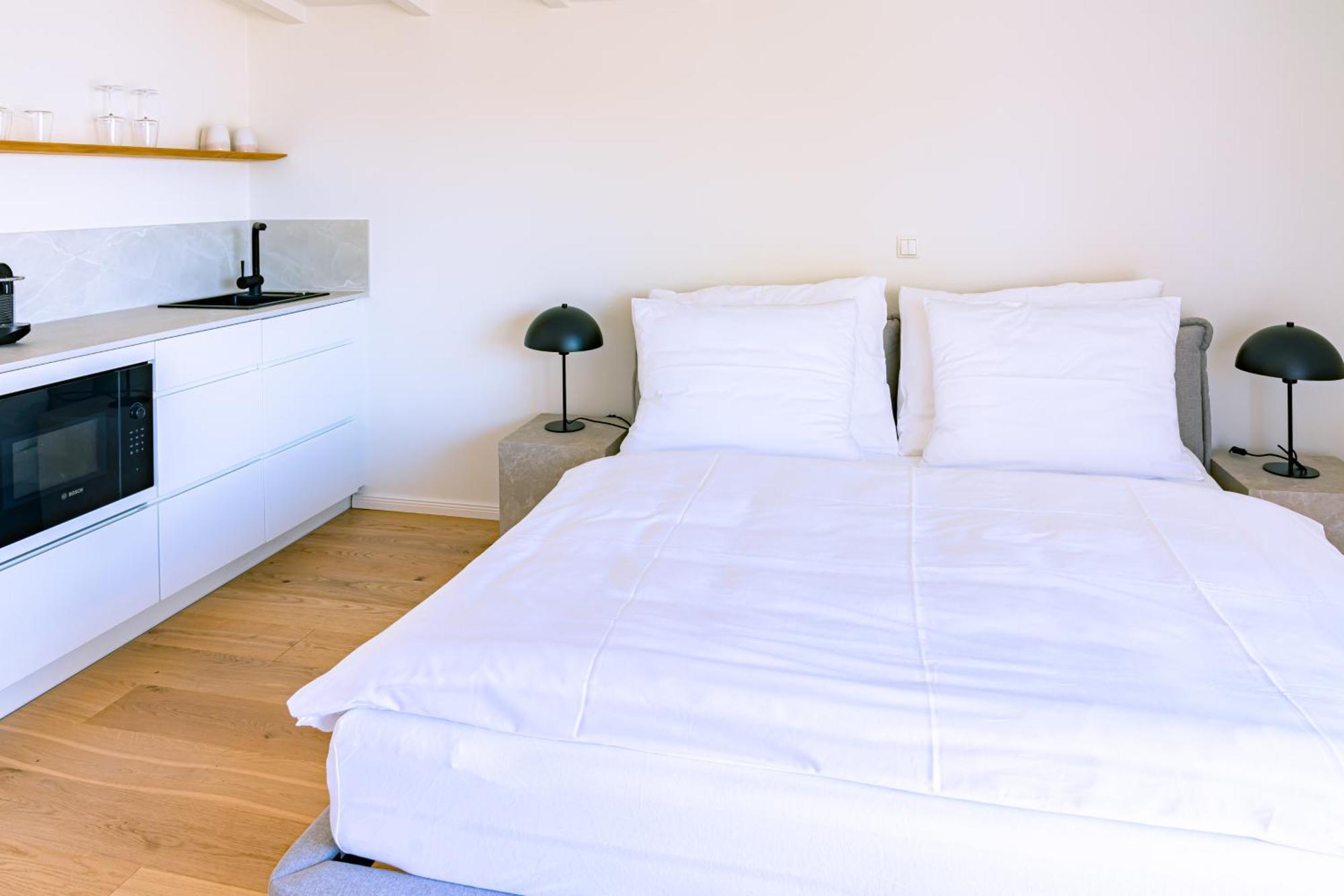 Kapitaenshaus Friedrich Franz - Premium Apartments 200 Meter Vom Strand Und Alten Strom Rostock Chambre photo